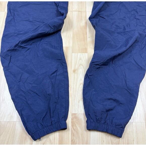 Vintage 80s 90s Nike Embroidered Track Pants / Sweatpants / Navy Blue / Size XL - Picture 6 of 10